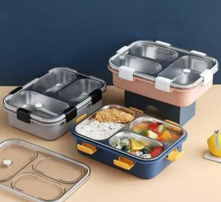 Ultimate 3-Compartment Stainless Steel Lunch Box Today